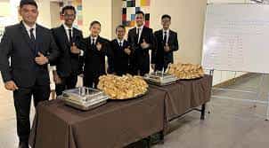 A Group Photo of Hotel Management Students of  Rustomjee Academy for Global Careers (RAGC, Thane)