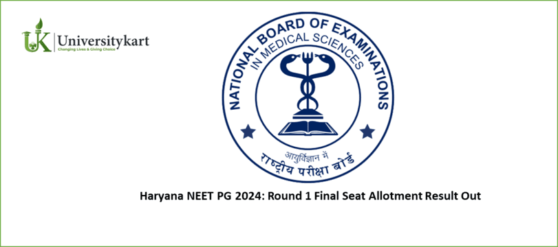 Haryana NEET PG 2024 Seat Allotment Result Out