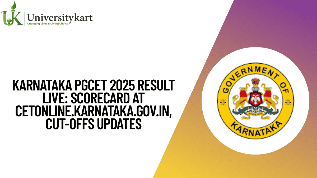 Karnataka PGCET 2025 Result LIVE