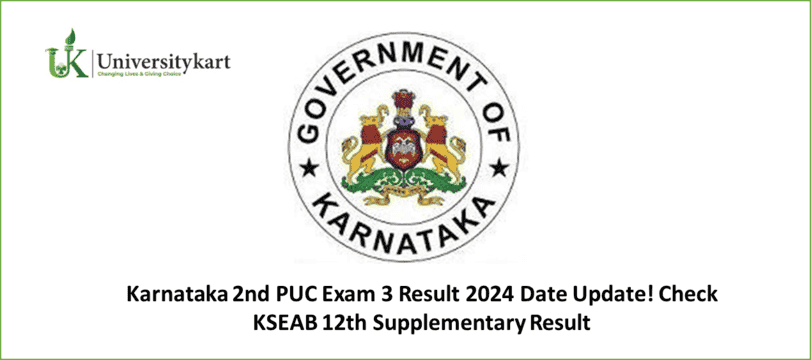 Karnataka 2nd PUC Exam 3 Result 2024 Date Update