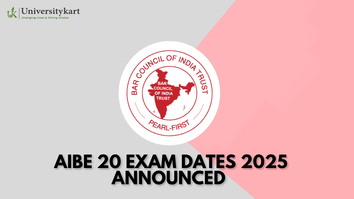 AIBE 20 Exam Dates 2025 Announced