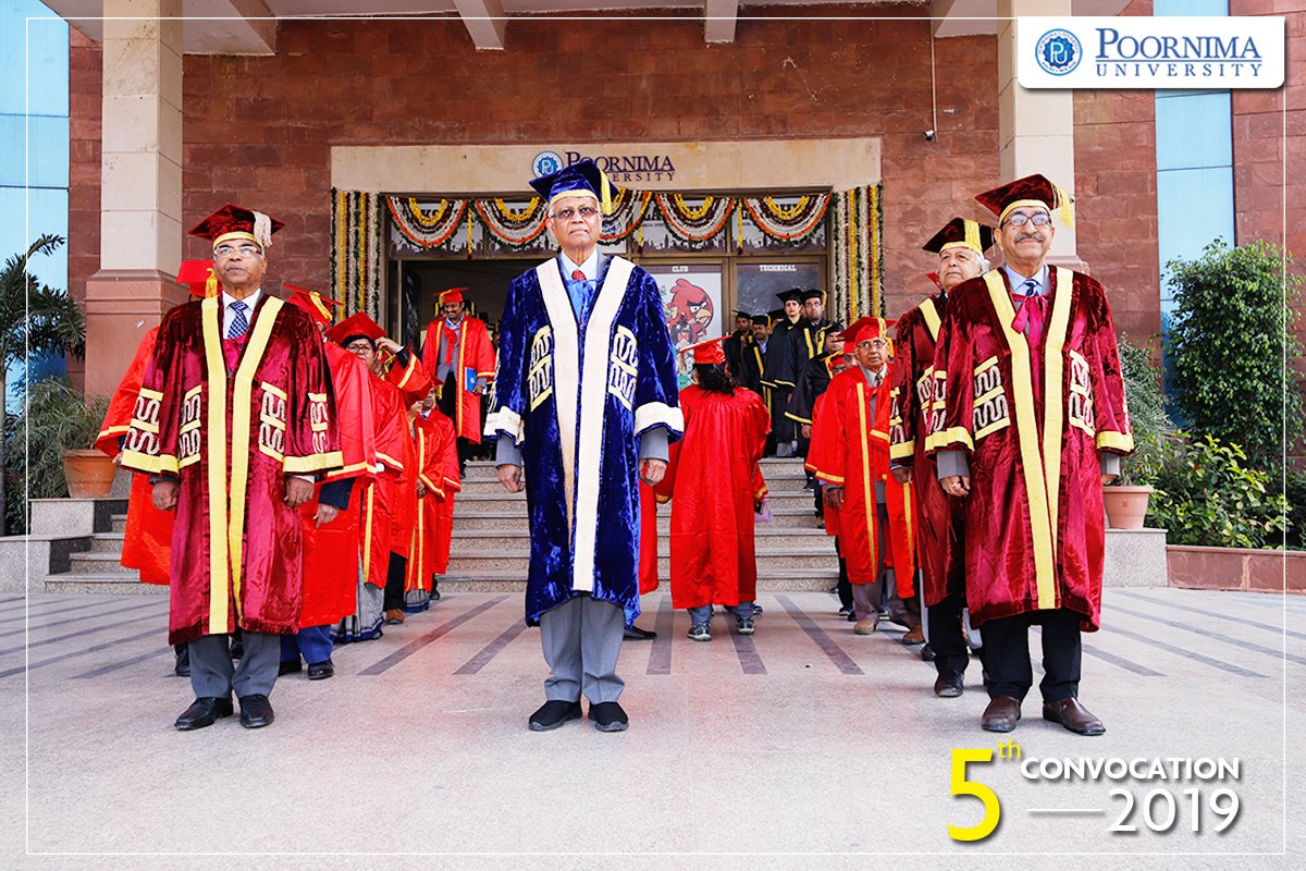 Convocation Poornima University in Jaipur