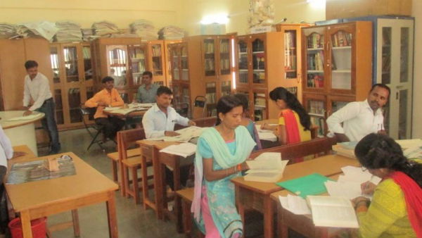 Library at Karnataka Janapada Vishwavidyalaya in Haveri