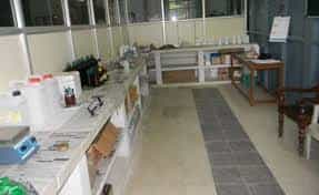 Laboratory of Pithapur Rajah's Government College, Kakinada in East Godavari	