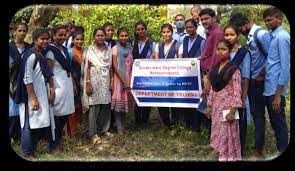 Students of Government Degree College, Narasannapeta in Srikakulam	