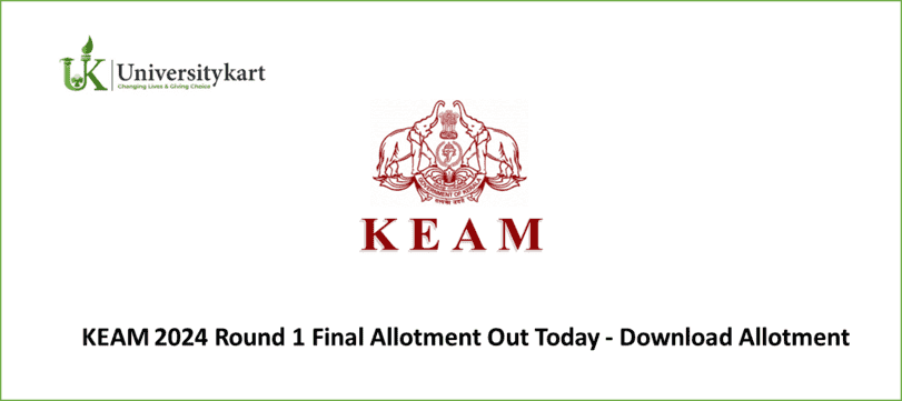 KEAM 2024 Round 1 Final Allotment 