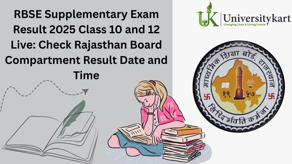 RBSE Class 10, 12 Supplementary Result 2025 Live