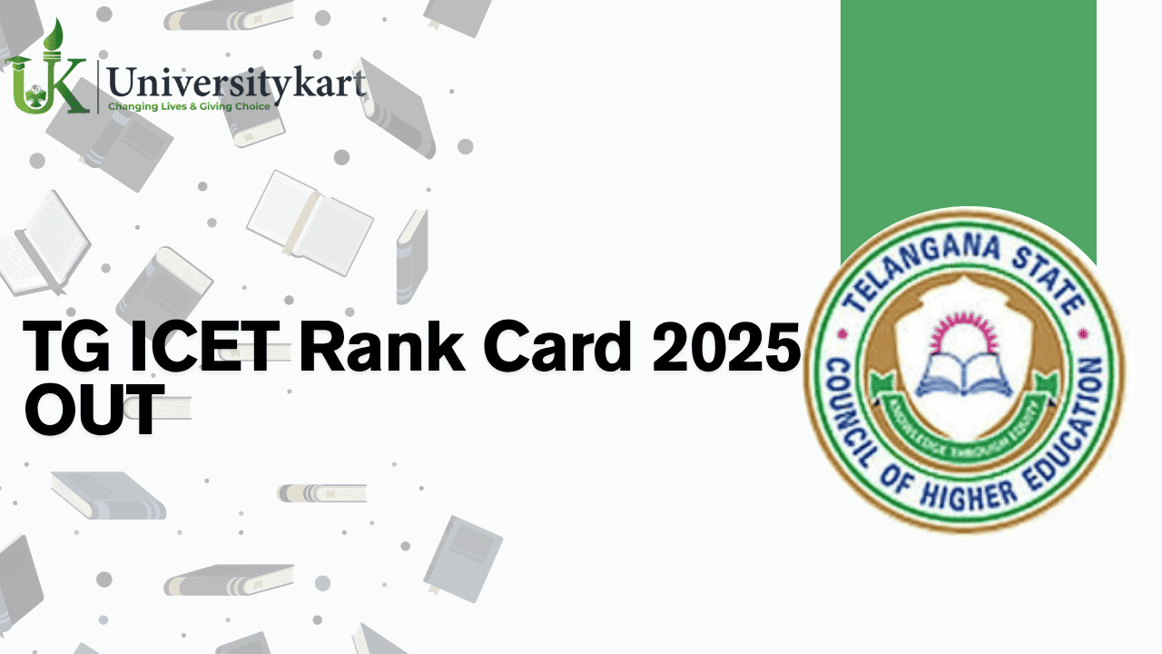 TG ICET Rank Card 2025 OUT