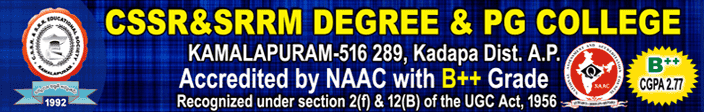 CSSR & SRRM Degree College, Kamalapuram Logo