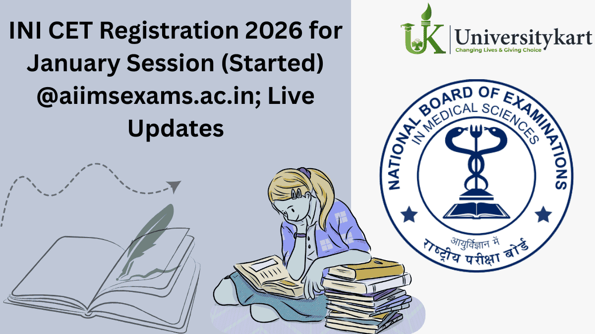 INI CET 2026 Registration Started