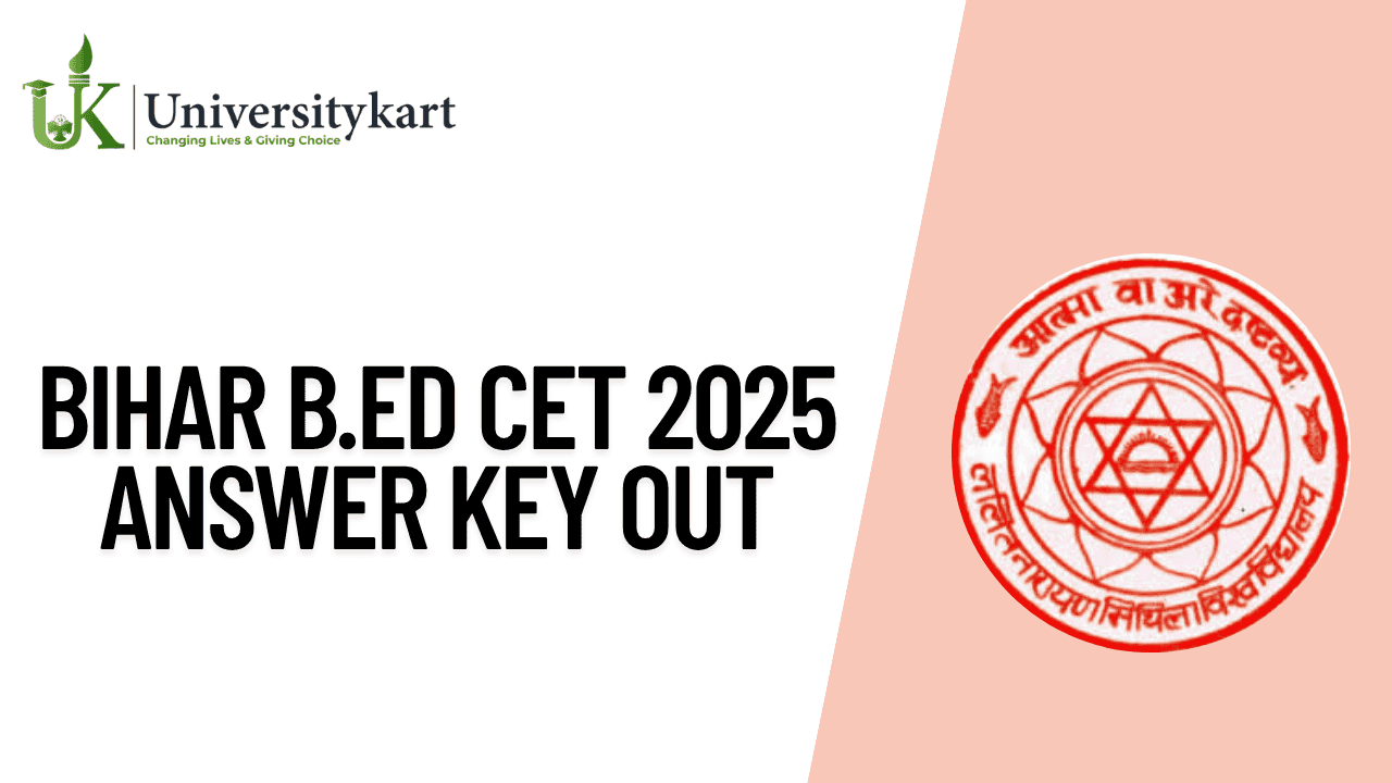 Bihar B.Ed CET 2025 Answer Key Out