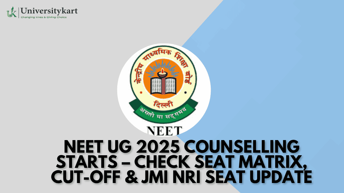 NEET UG 2025 Counselling Starts