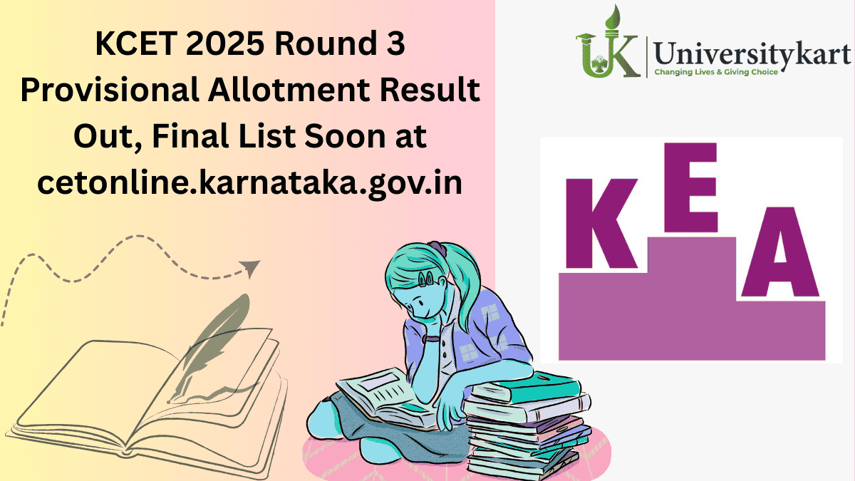 KCET 2025 Round 3 Provisional Seat Allotment