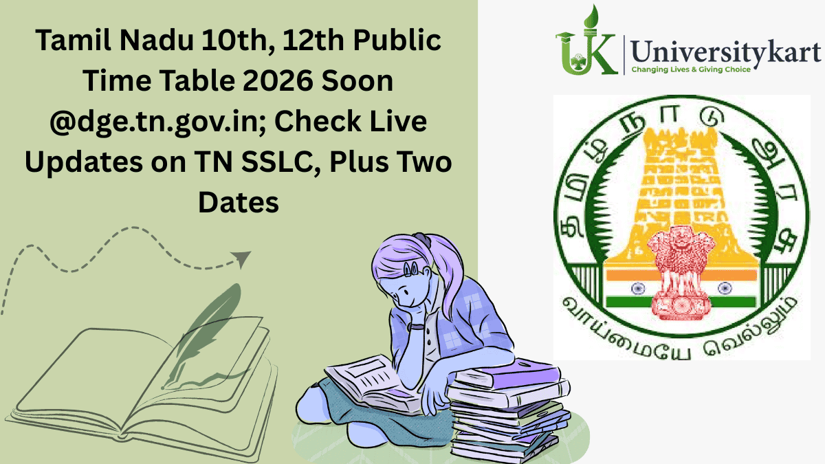 Tamil Nadu 10th, 12th Public Time Table