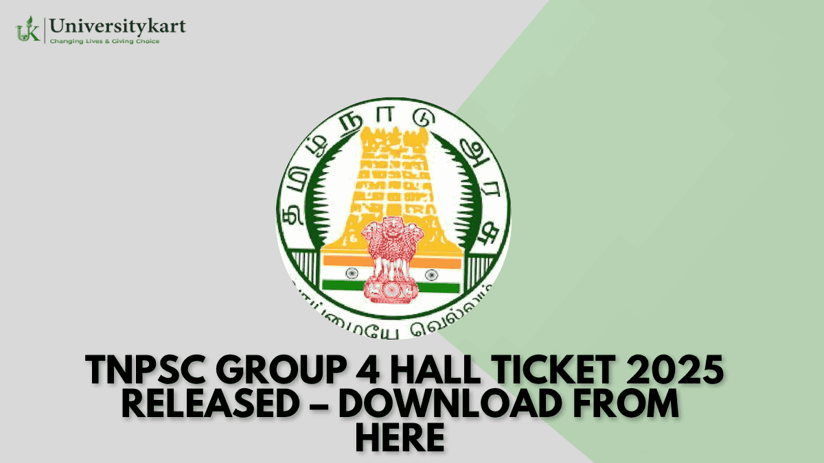 TNPSC Group 4 Hall Ticket