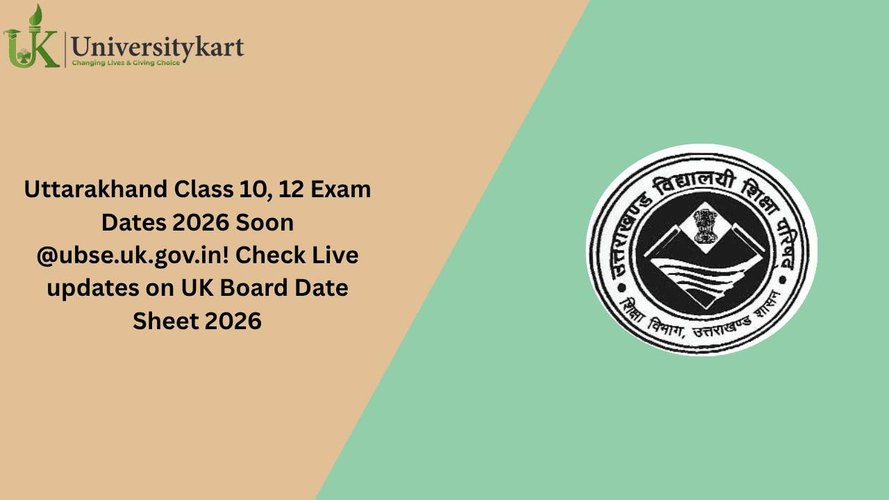 Uttarakhand (UK) Board Date Sheet 2026 
