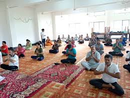 Yoga Class Photo Dimoria College, Guwahati in Guwahati