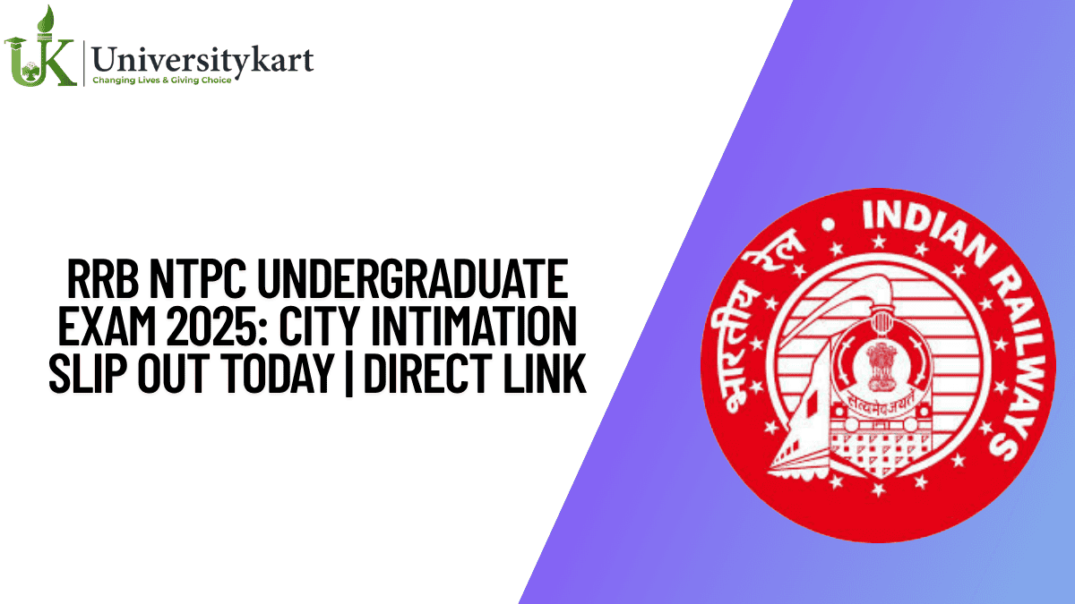 RRB NTPC Undergraduate Exam 2025
