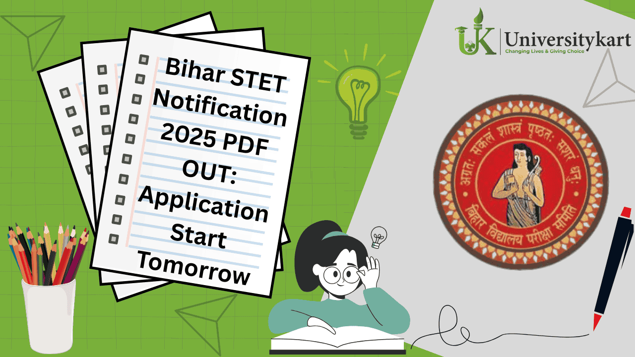 Bihar STET Notification 2025 PDF OUT