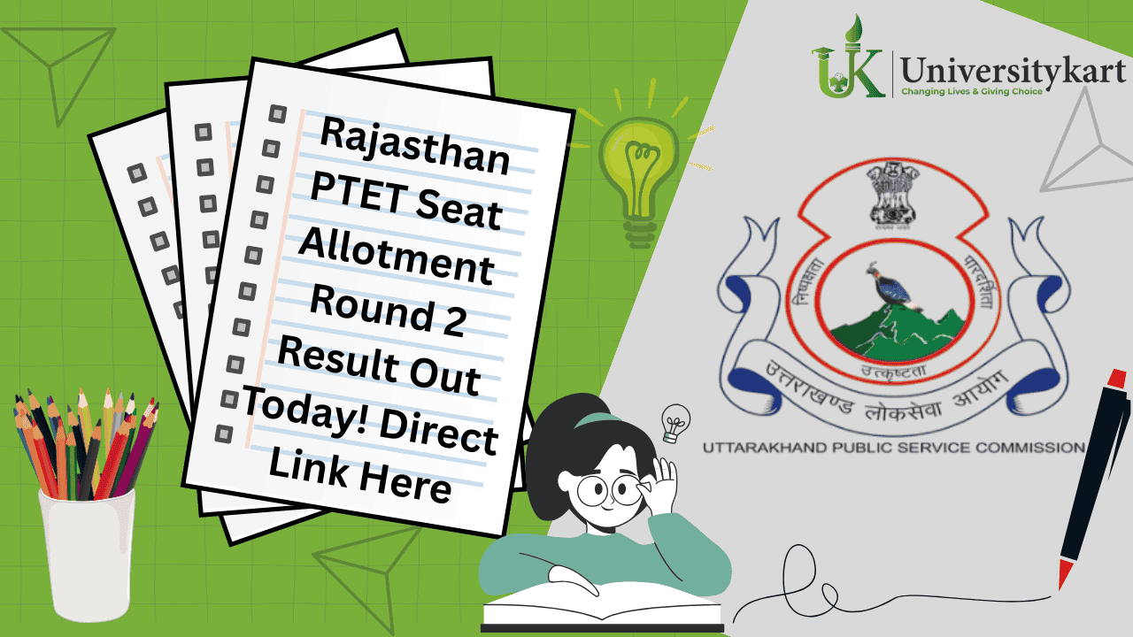 Rajasthan PTET Seat Allotment Round 2 Result Out 