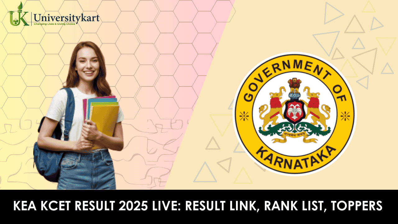 KEA KCET Result 2025 Live