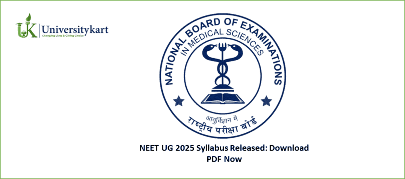 NEET UG 2025 Syllabus Released