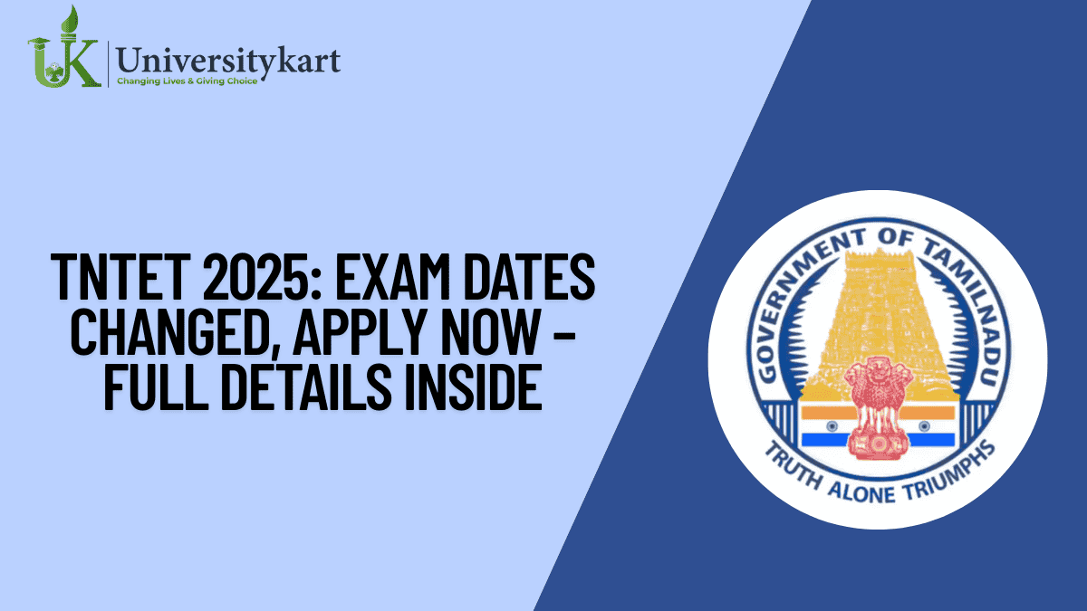 TNTET 2025 Exam Dates