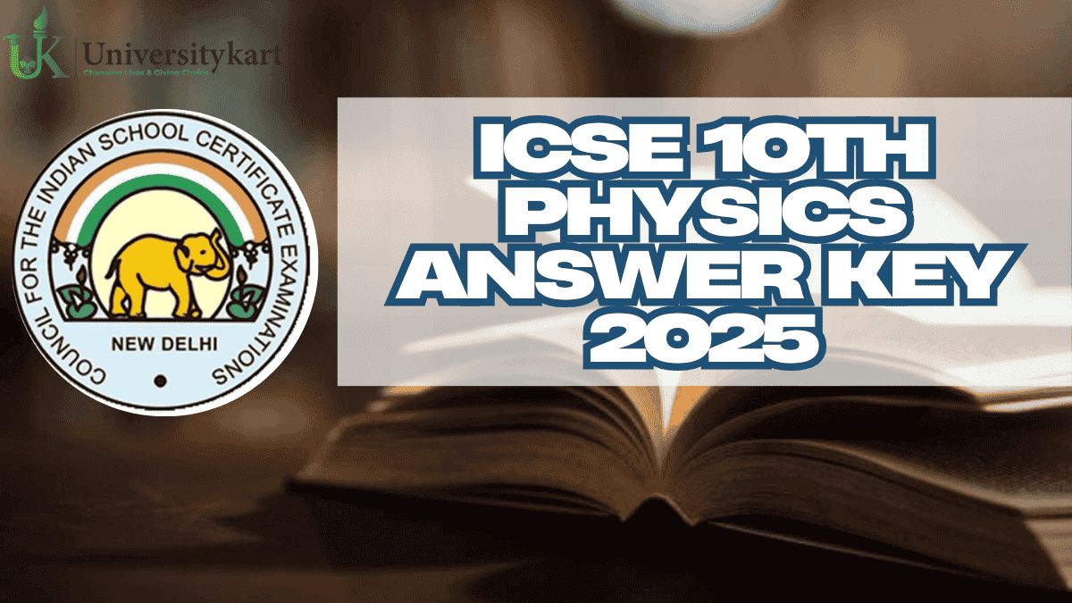 ICSE 10th Physics Answer Key 2025