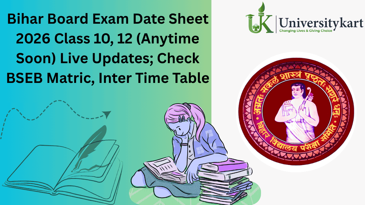 Bihar Board Exam Date Sheet 2026