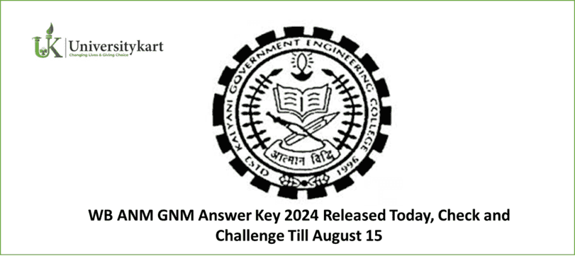 WB ANM GNM Answer Key 2024 Released Today
