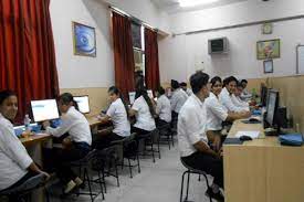 Computer lab Rukmini Devi Institute of Advanced Studies (RDIAS) in New Delhi