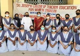 Students of St. Joseph's College of Education for Women in Guntur