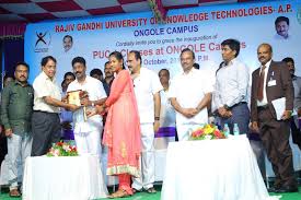 chief guest Rajiv Gandhi University of Knowledge and Technology , Nuzvid in Krishna	