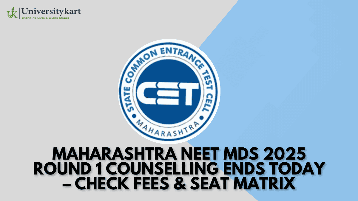 Maharashtra NEET MDS 2025 Round 1