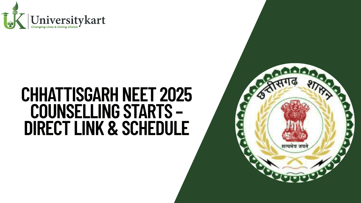 Chhattisgarh NEET 2025 Counselling Starts
