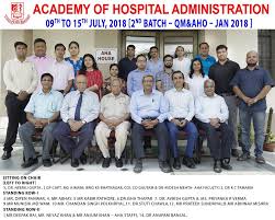 Group photo Academy of Hospital Administration (AHA)  in Kolkata