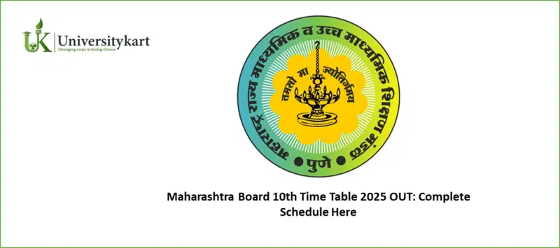 Maharashtra SSC 10th Time Table 2025 OUT