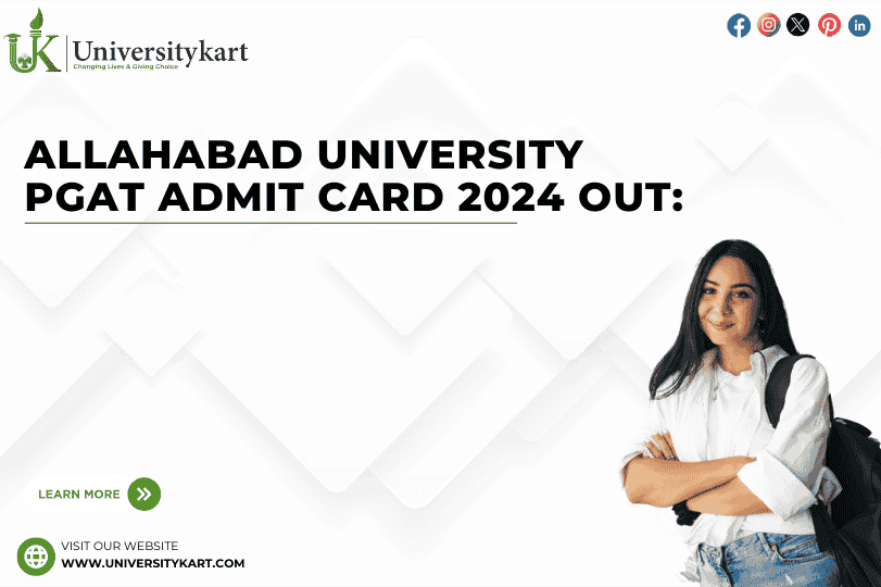 Allahabad University PGAT Admit Card 2024 Out