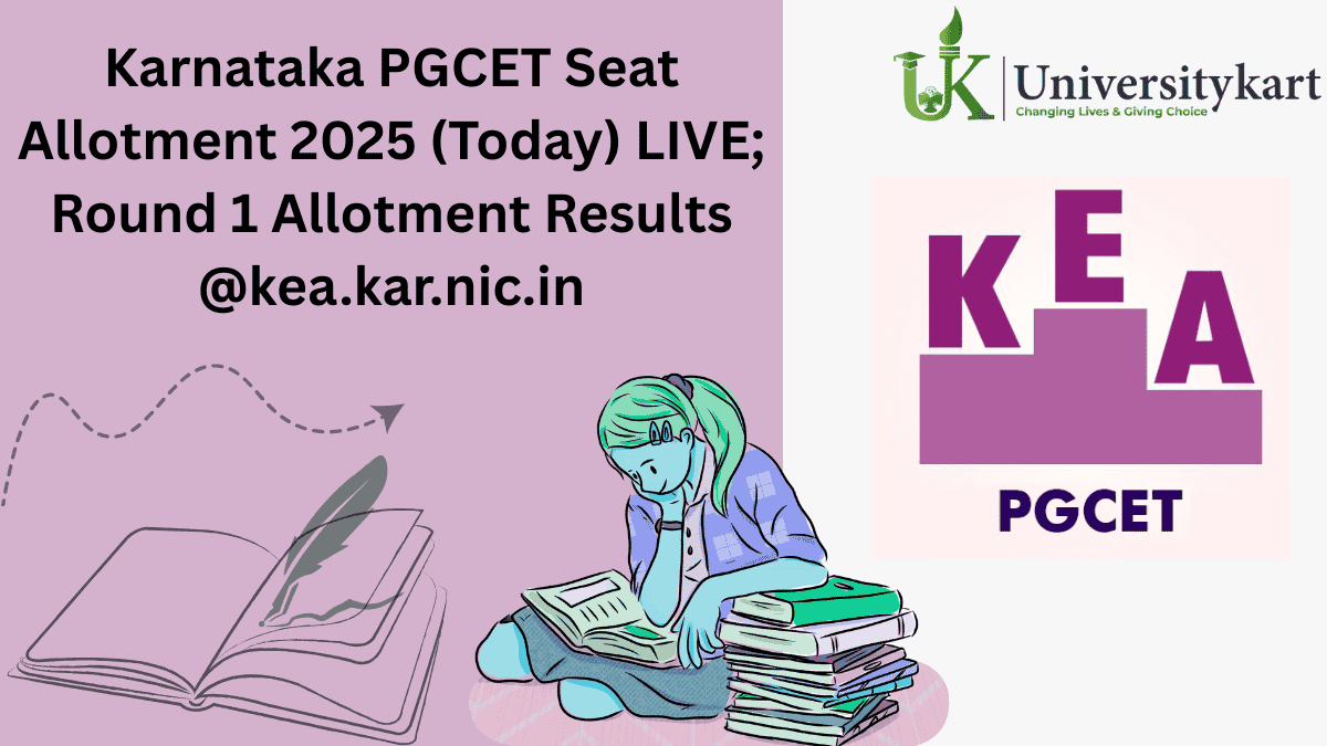 Karnataka PGCET 2025 Seat Allotment LIVE