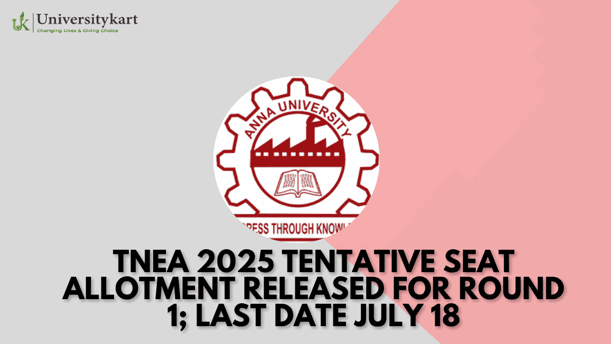 TNEA 2025 Tentative Seat Allotment