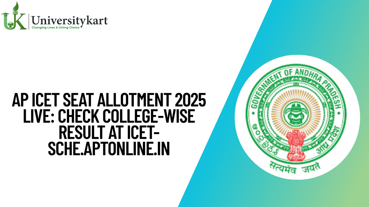 AP ICET Seat Allotment 2025 LIVE