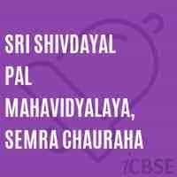 Sri Shivdayal Pal Mahavidyalaya logo