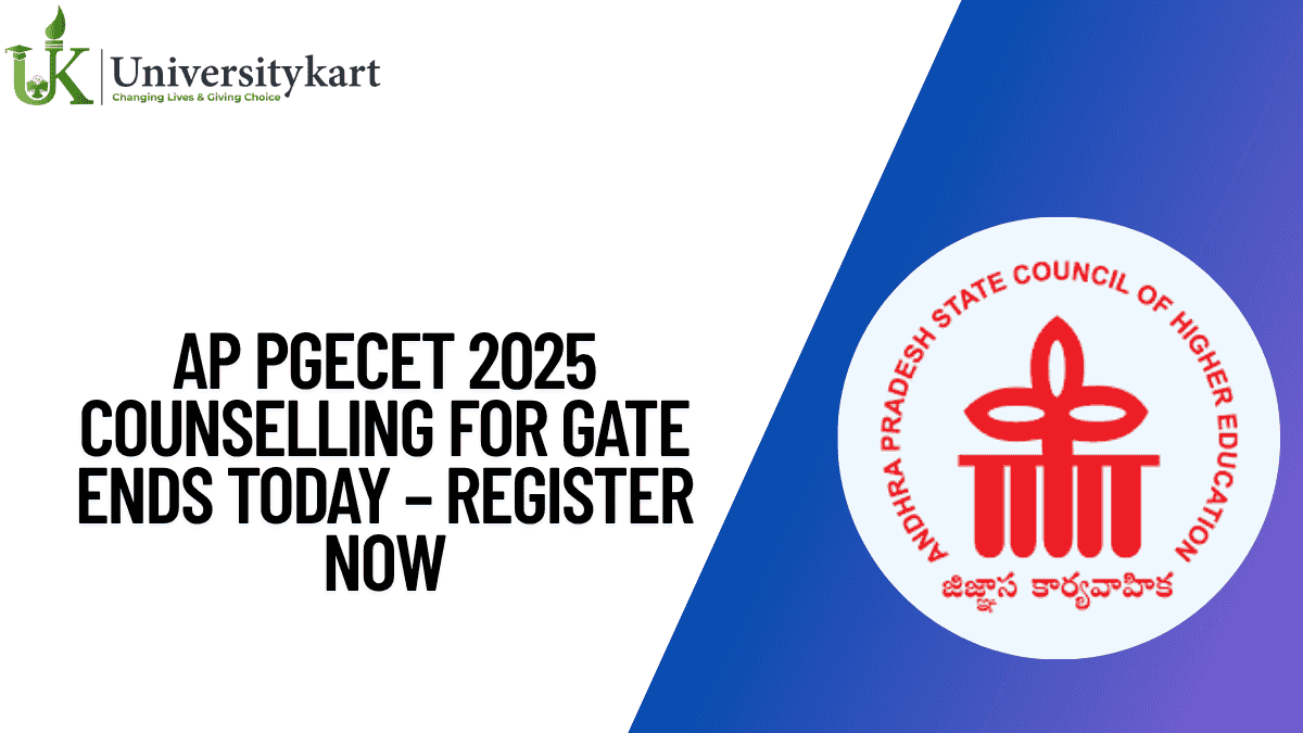 AP PGECET 2025 Counselling for GATE Ends Today