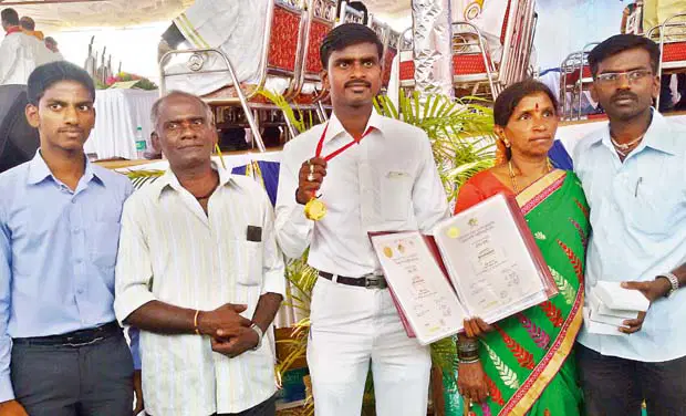 Award Festival at Davangere University in Davanagere