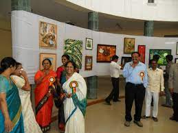 Art festival at Davangere University in Davanagere