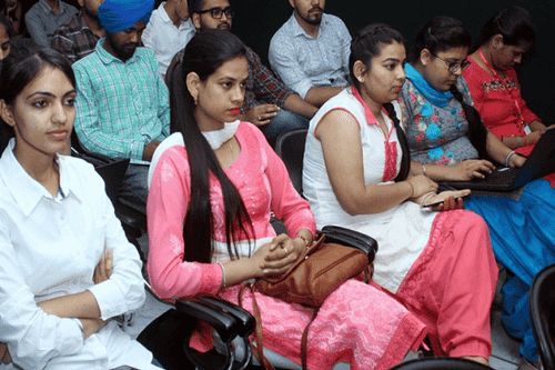 Classroom M.K. College of Education in Jalandar