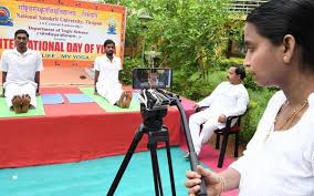 Yoga Activities The National Sanskrit University in Chittoor	