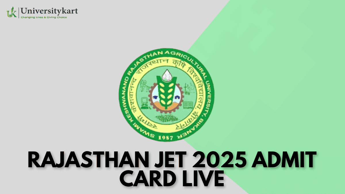 Rajasthan JET 2025 Admit Card