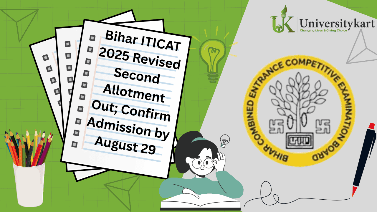Bihar ITICAT 2025 Revised Second Allotment Out