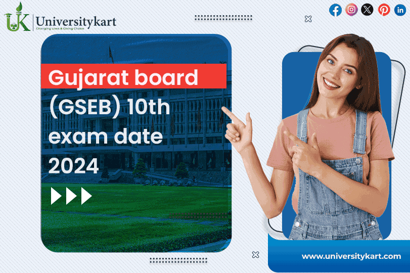 Gujarat board (GSEB) 10th exam date 2024